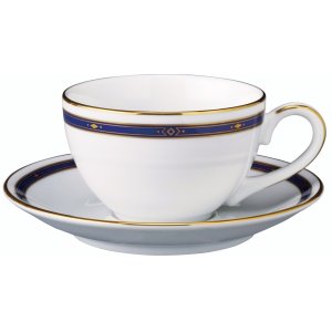 画像: DL　コーヒー碗皿【ブルーエッジ】
